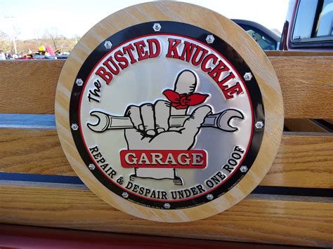 Busted Knuckle Garage | Garage roof, Car art, Garage