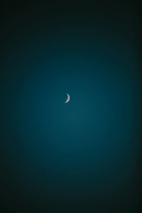 A Crescent Moon Across the Night Sky · Free Stock Photo