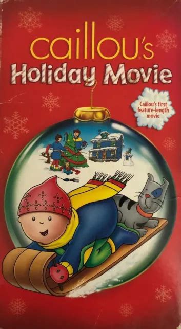 CAILLOU-CAILLOUS HOLIDAY MOVIE(VHS,2003, Super Rare Non Clamshell ...