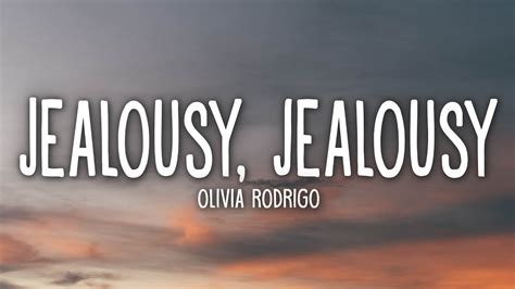 Olivia Rodrigo - jealousy, jealousy (Lyrics) - YouTube