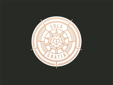 Sola Gratia | Church logo design, Church logo, Church graphic design