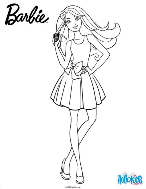 Barbie Coloring Pages at GetDrawings | Free download