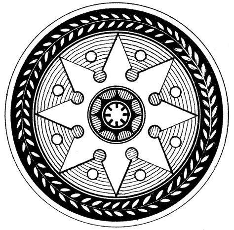 *The Graphics Fairy LLC*: Vintage Clip Art - 3 More Ornamental Medallions | Clip art vintage ...