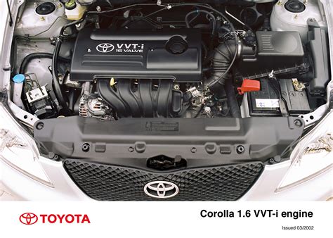 Corolla Engine (2002 - 2004) - Toyota Media Site