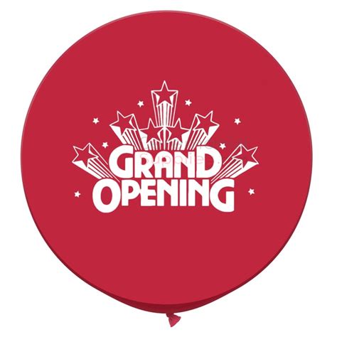 X-Large 3 Foot Red Grand Opening Balloons | ceremonialsupplies.com