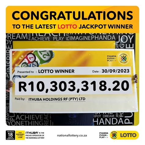 It’s jubilation all round as the LOTTO winner gets R 10, 303, 318 ...