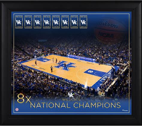 Kentucky Wildcats Framed 15x17 Basketball Champship Count Collage | eBay