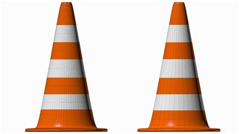 Traffic Cone 3D Model .max .obj .3ds .fbx .dxf .dwg - CGTrader.com