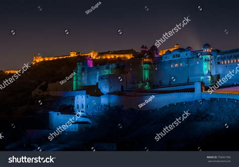 Amer Fort Night Jaipur Stock Photo 756661006 | Shutterstock