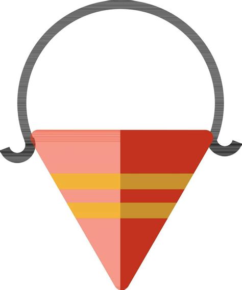 Icon of fire bucket in flat style. 24505206 Vector Art at Vecteezy