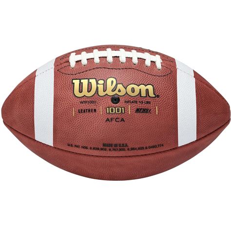 Wilson 1001 NCAA / NFHS Official Leather Game Football