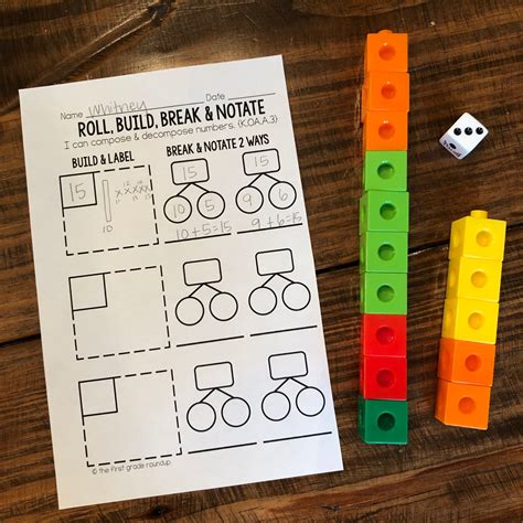 Primary Math Games: Decomposing Tens - Firstgraderoundup