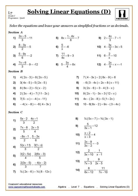 Year 7 Maths Worksheets Cazoom Revision Tes N | Clubdetirologrono | Ks3 Science Revision ...