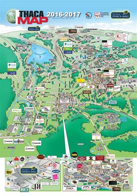 Ithaca College Campus Map