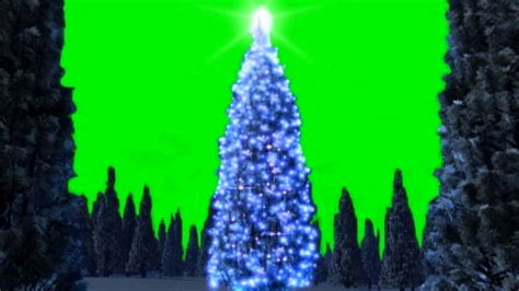 Christmas Tree Lights Green Screen Animation - YouTube