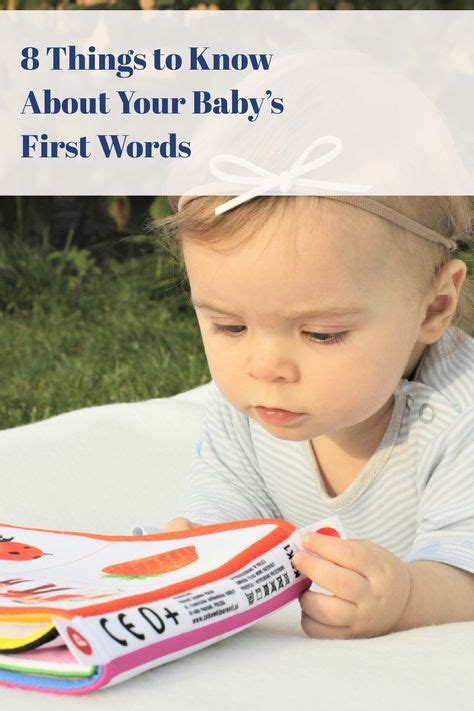 Baby’s First Words | Babies first words, Infancy, Childhood