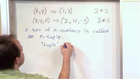 Lesson 2 - N-tuples And Matrix Arithmetic, Part 1 (Linear Algebra) - YouTube