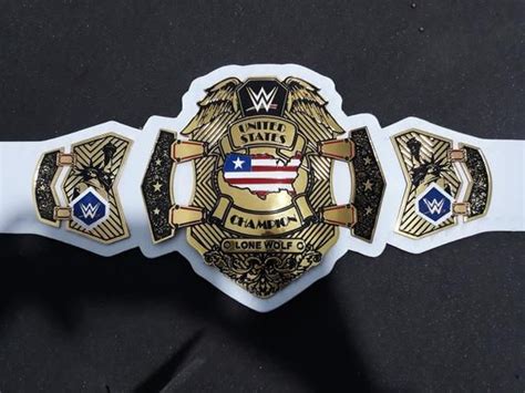 WWE United States Custom Champion wrestling belt | Wwe belts, Wwe ...