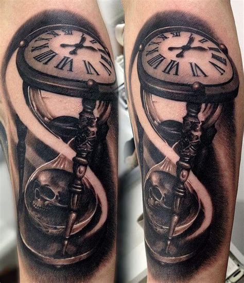 Clock Tattoos for Men - Ideas and Designs for Guys