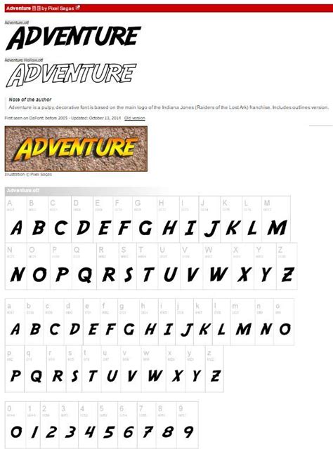 Adventure Font Indiana Jones | Lettering guide, Cool lettering, Indiana jones