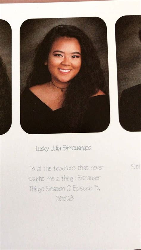 This Teen Used A Stranger Things Reference In A Yearbook Quote To Throw ...