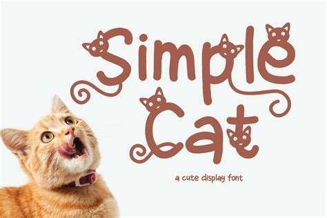 Simple Cat Font | Girinesia | FontSpace