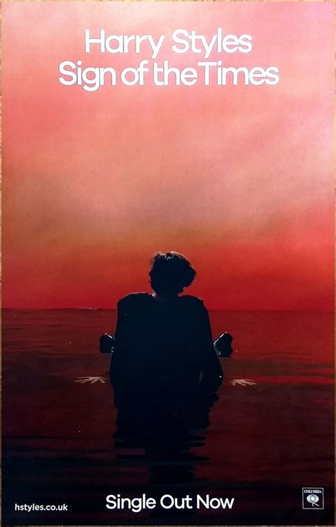 HARRY STYLES Sign Of The Times Ltd Ed RARE Tour Poster! Fine Line Harry ...