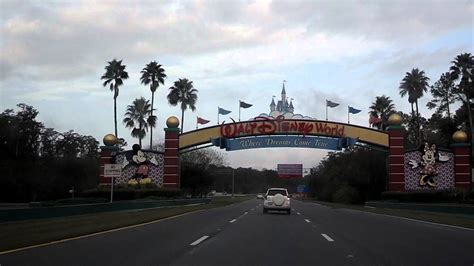 Walt Disney welcome sign - YouTube