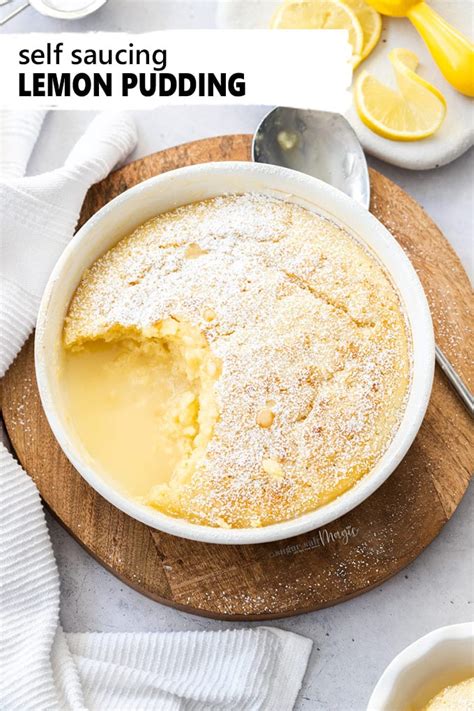 Self Saucing Lemon Pudding - Quick, easy, comforting - Sugar Salt Magic