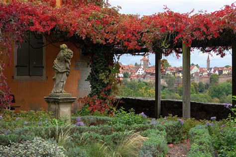 Statues of Rothenburg Castle Garden 5 Photograph by Jenny Rainbow ...