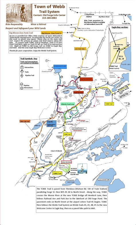 Mountain Biking Trails on the Webb Snowmobile Trail System, Old Forge NY Adirondack Mountains ...