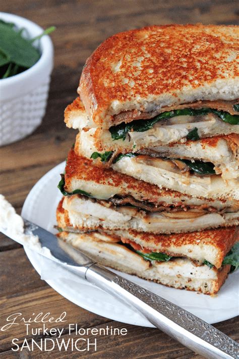 Grilled Turkey Florentine Sandwich – Recipe Concepts