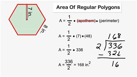 Area Of A Regular Polygon