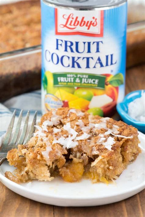 Fruit Cocktail Cake - Crazy for Crust