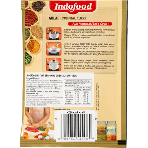 Indofood Seasoning Mix Gulai Curry 45g | Woolworths