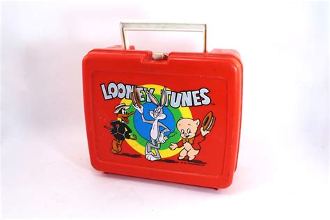 Vintage 1979 Looney Tunes Lunchbox Plastic Thermos Brand - Etsy