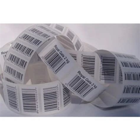 Label India Self Adhesive Printed Barcode Labels / Stickers at best price in Mumbai