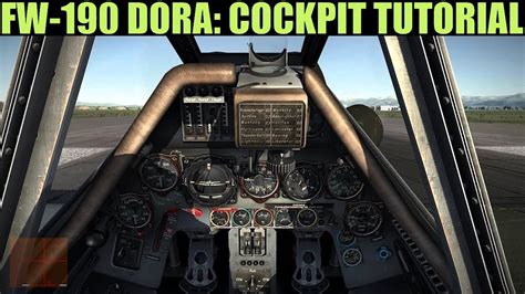 FW-190 D-9 Dora: Cockpit Familiarization Tour Tutorial | DCS WORLD - YouTube