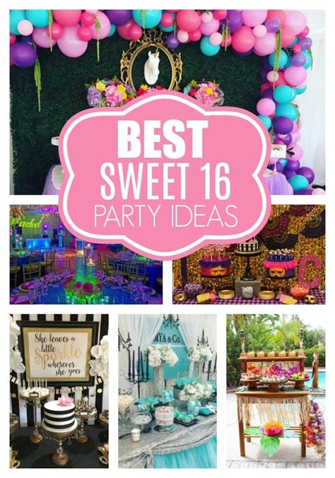 Best Sweet 16 Party Ideas and Themes - Pretty My Party - Party Ideas