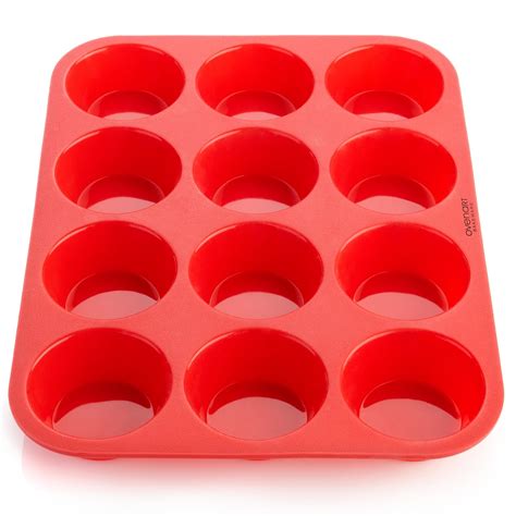 NEW OvenArt Silicone Bakeware - Muffin Pan / Cupcake Pan - 12 Cup ...