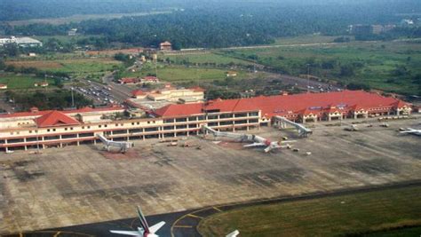 Cochin airport aerial view