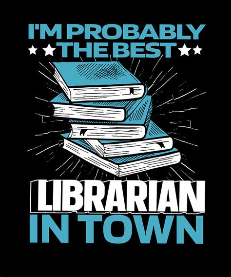 Funny Librarian - Library Books Bookworm Librarian Digital Art by Crazy Squirrel - Fine Art America