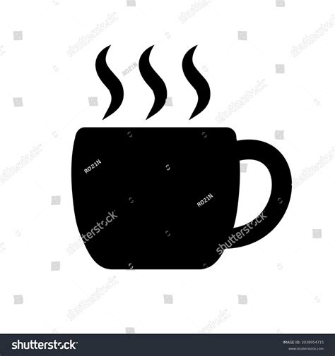 Cup Vector Silhouette Style Stock Vector (Royalty Free) 2038954715 ...