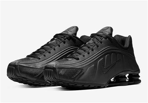 Nike Shox R4 All Black BV1111-001 Release Info | SneakerNews.com