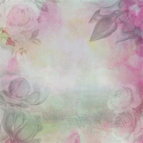 Floral Watercolor Paper Background Free Stock Photo - Public Domain ...