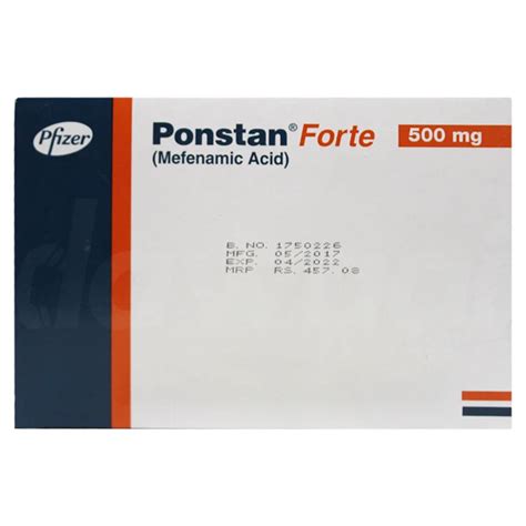 Ponstan Forte 500mg Tab.— Dawaai - Uses, Side Effect, Price In Pakistan