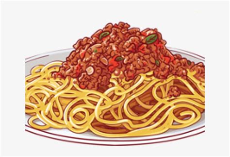 Spaghetti Bolognese Clipart Cartoon - 640x480 PNG Download - PNGkit