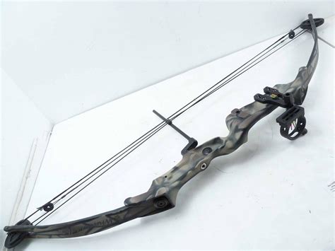 BEAR WHITETAIL II 2 COMPOUND BOW w/ TRU GLO SIGHT ARCHERY 28" DRAW 60 POUND RH | eBay