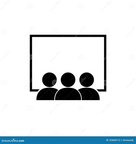 Class / Seminar / Presentation Icon Stock Vector - Illustration of ...