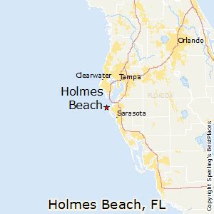 Holmes Beach Florida Map | Tourist Map Of English